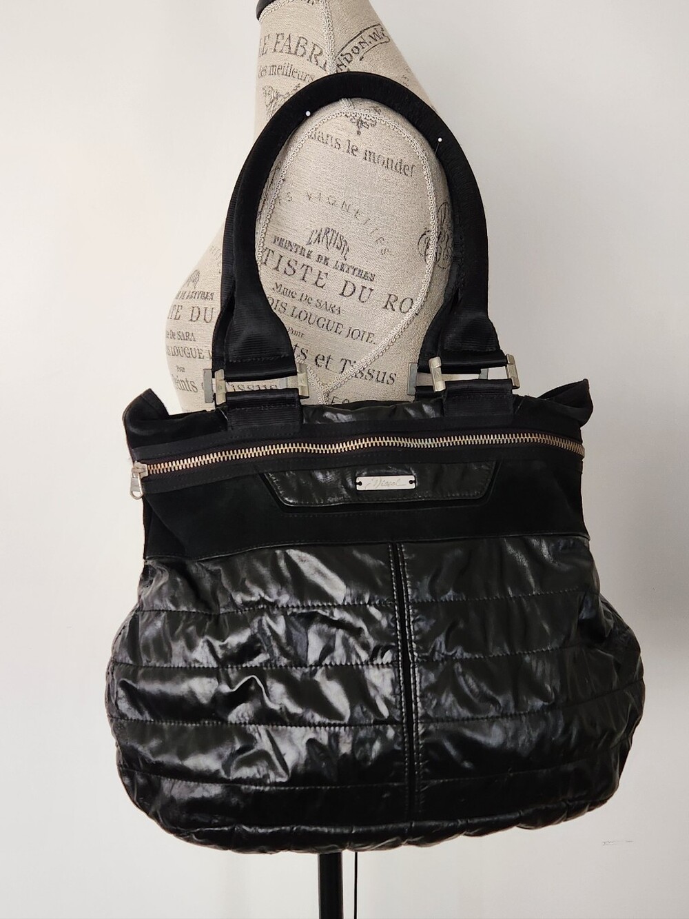 Diesel Black Shoulder Bag Tote